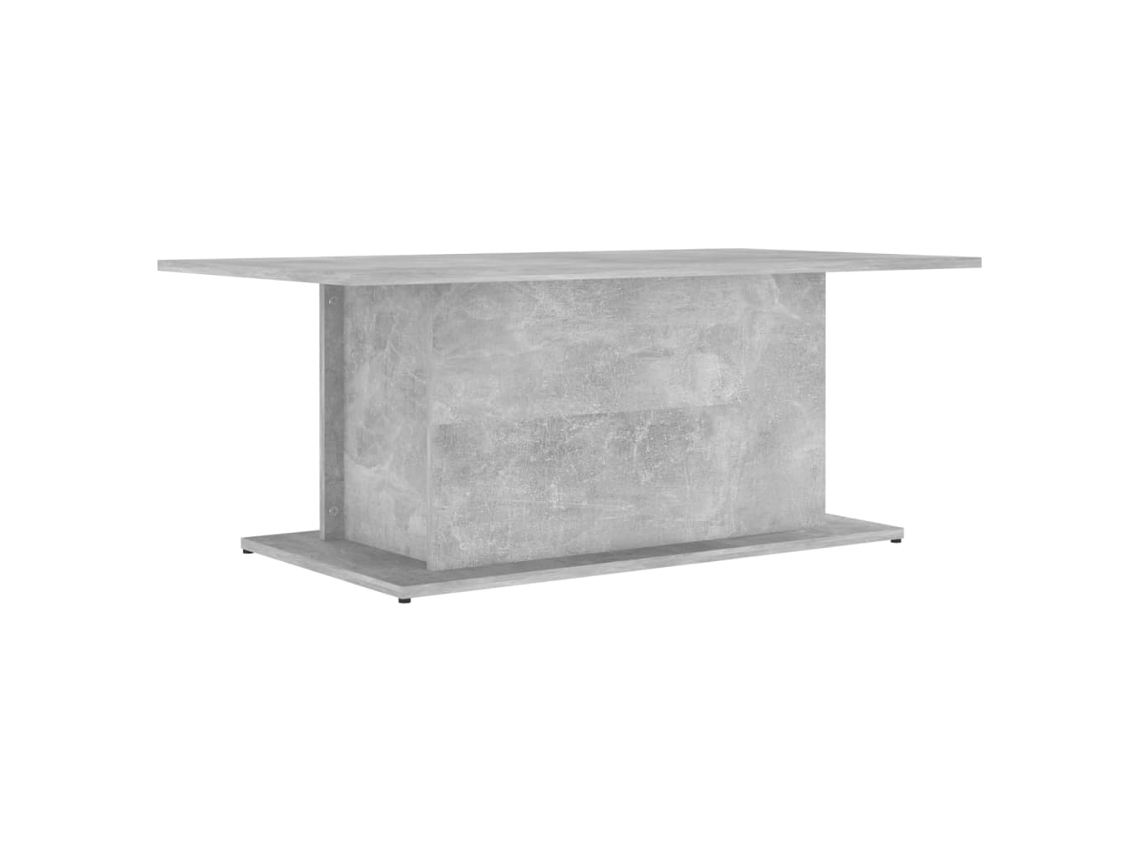 Mesa de centro Cinzento Cimento em madeira compensada MAISON EXCLUSIVE (102x55,5x40 cm)