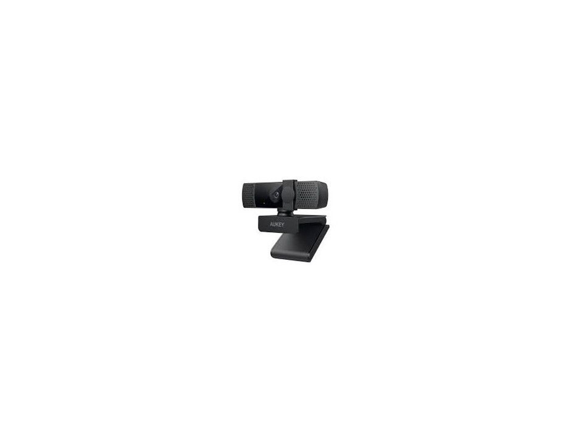 Webcam Aukey Pc Lm7 Stream Series Full Hd Com Foco Automático E Sensor Cmos De 1/3 Preta Brilvibera