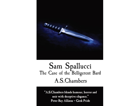 Livro Sam Spallucci The Case of the Belligerent Bard de AS Chambers (Inglês)