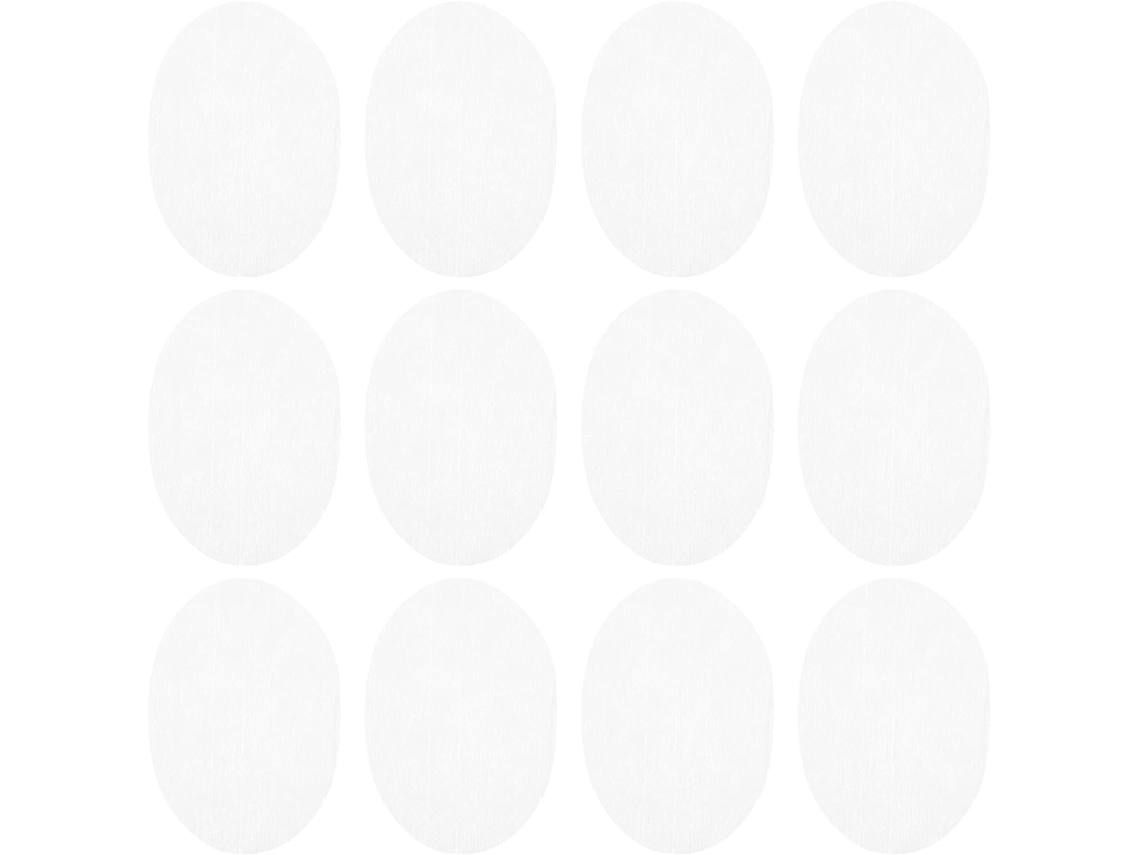 Máscaras de dormir brancas na cor Não Tído, 1000 unidades, formato oval.