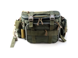 Bolsa De Pesca Organizadora Para Equipamentos Com Compartimentos E Acessórios Portáteis