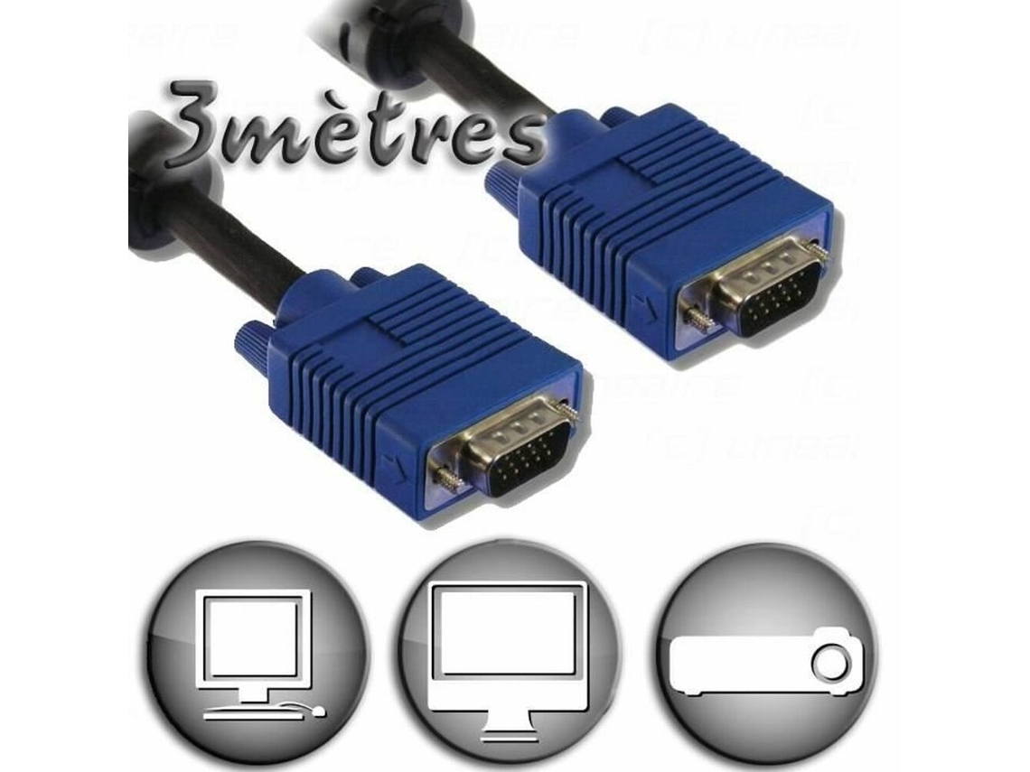 Cabo VGA LINEAIRE Hd15 3 M