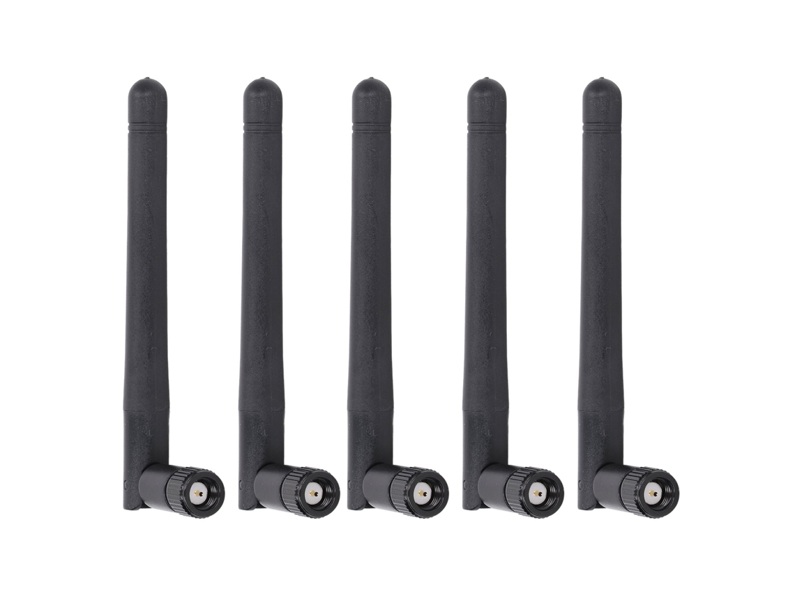 5pcs Antena Plegável Omnidirecional Exterior Sma Macho Módulo Sem Fio