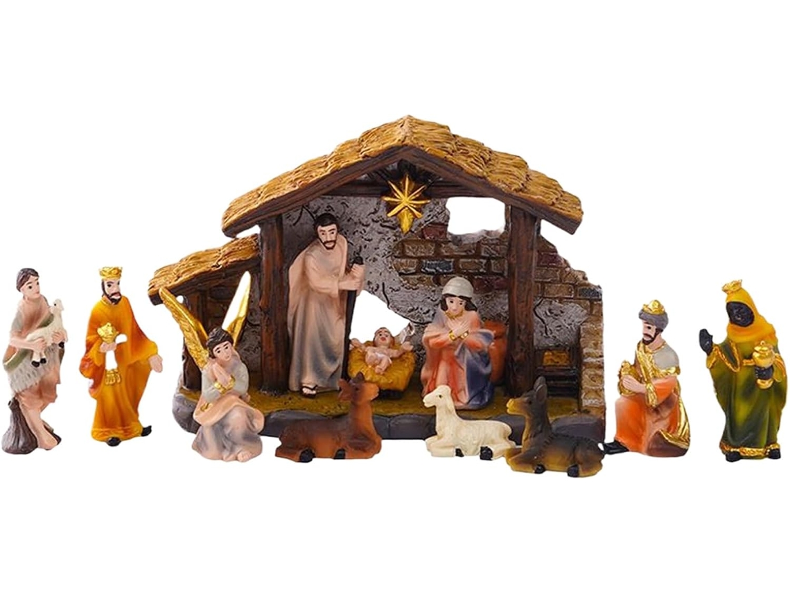 Presépio De Jesus Com 3,5 Cm De Altura.
