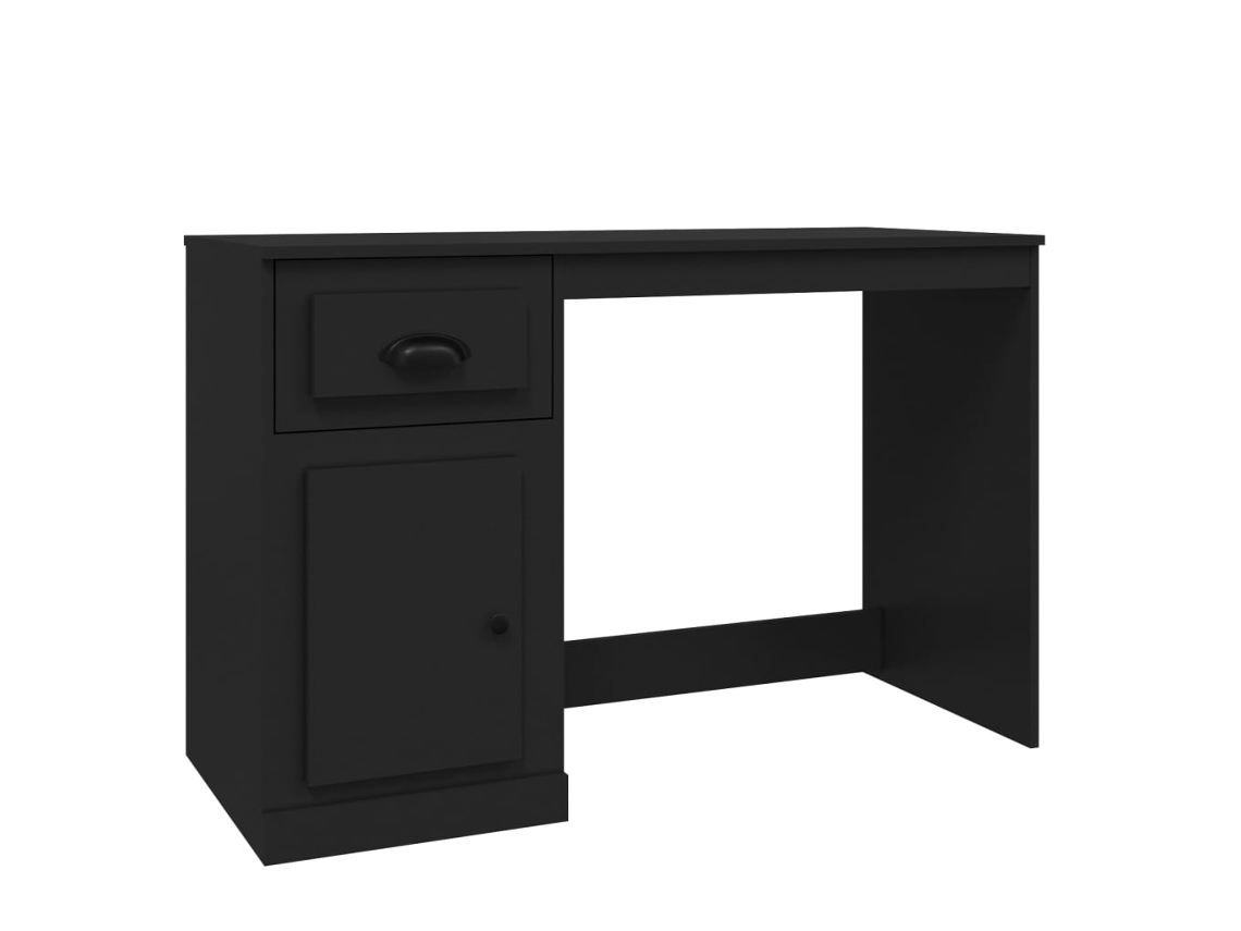 Desk, Desks Vidaxl Preto Madeira Processada (n/a)