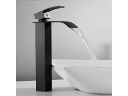 Torneira de alto fluxo MDUG com efeito cascata, monocomando, latão