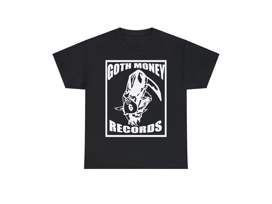 Goth Money Records Grim Reaper Tee Goth Money Wear Merch Size:xxxl