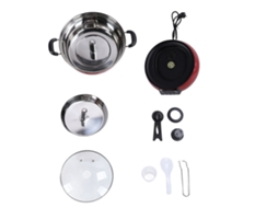 Panela de arroz automática 6l em inox com função de remoção de açúcar e placa EU 220v 2000w LAXISCREED