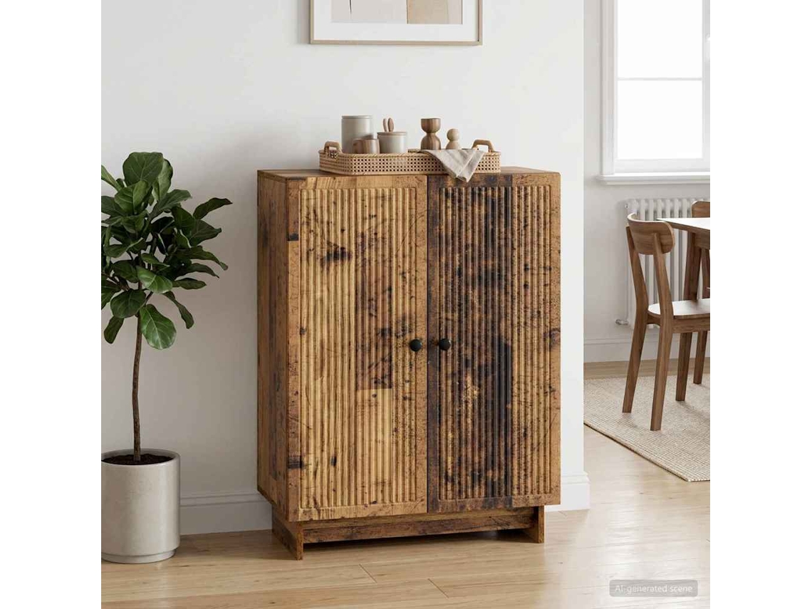 Vidaxl Buffet Madeira Antiga 66 X 34,5 X 90 Cm Derivados De Madeira