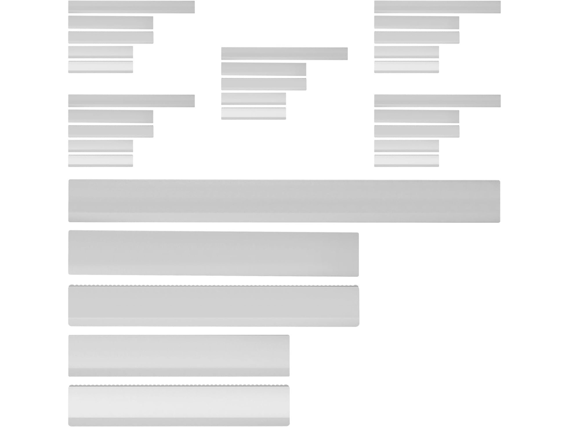 Conjunto De 30 Réguas De Desenho Em Plástico Transparente Para