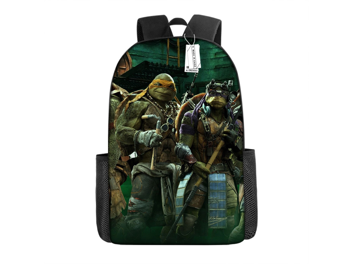 Mochila KOHREE Escolar de Grande Capacidade das Tartarugas Ninja Teenage Mutant