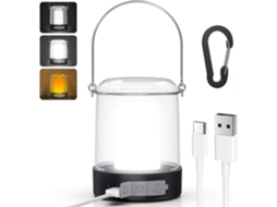 Lanterna De Camping Led, Recarregável E Impermeável Para Suas Aventuras Ao Ar Livre. Olysi Shop