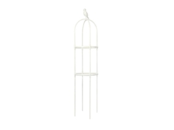 Pérgola AQUAFORGE em formato de emenda, branco, Φ25cm/120cm