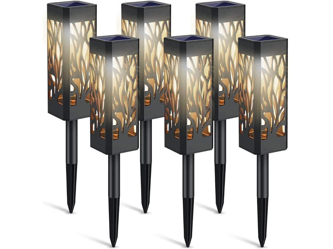 Luminária Solar de Solo, À Prova D'água, para Jardim, Pátio, Caminhos, com Iluminação Led, com Instalação Simples AQUAFORGE