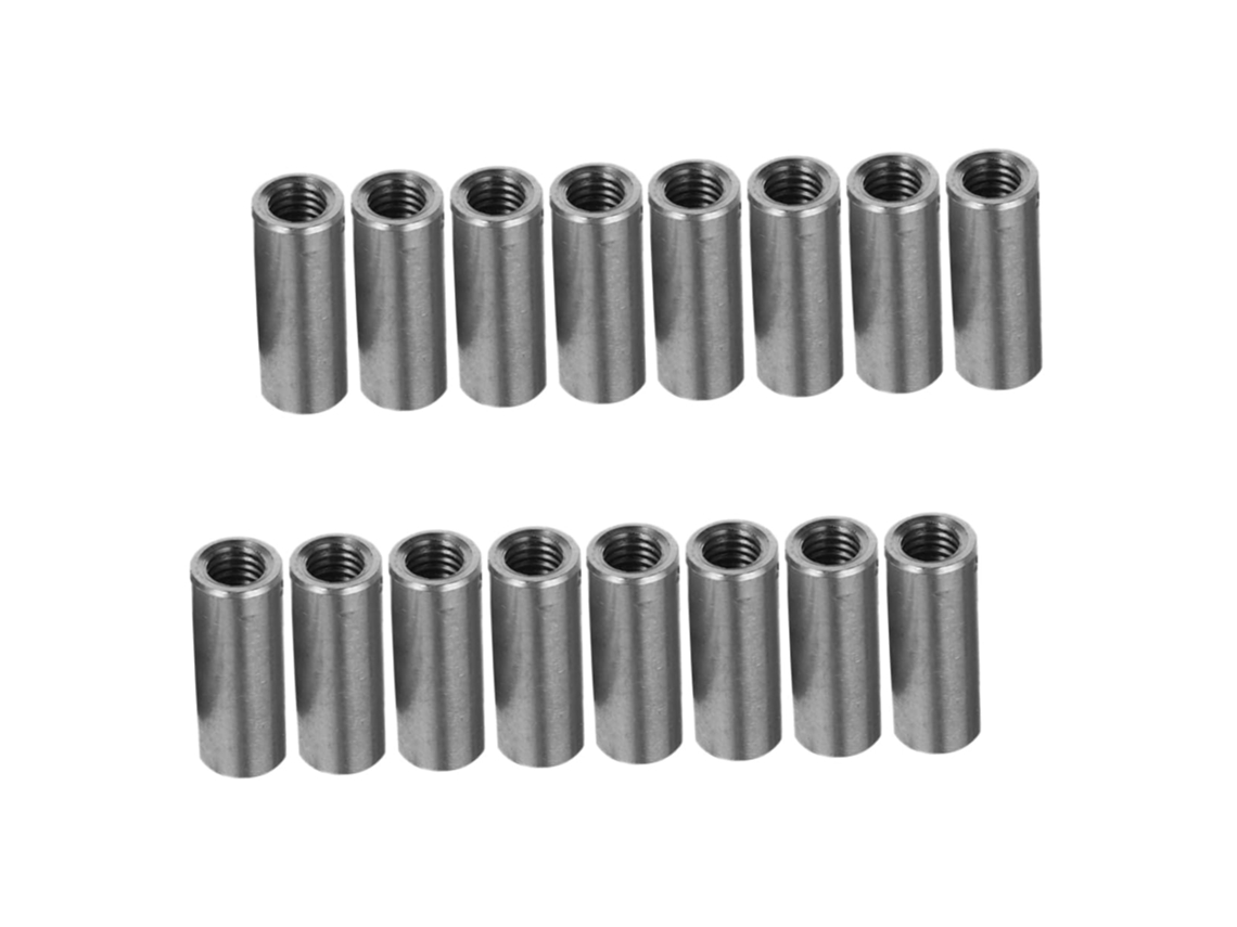 Porca De Soldagem Estendida Anneome, Conector Redondo Para Haste De Aço Inoxidável, 20 Peças Kit