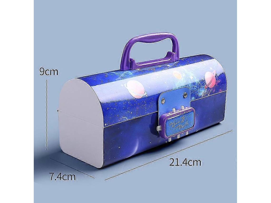 Estojo multifuncional Miraflow Starry Sky Fantasy para crianças em idade pré-escolar, à prova d'água e resistente a manchas, com senha.