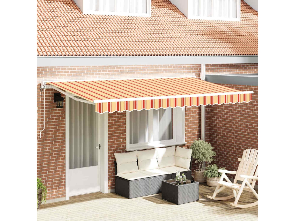 Vidaxl Estrutura De Toldo Multicolor 400 X 200 Cm