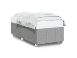 Bed Frame, Bed Frames Vidaxl Cinzeto Tecido (80 X 200 Cm)