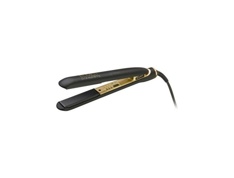 Piastra Para Cabelos Luxury Hairline Preto E Ouro Ferramenta De Estilização Profissional Elmot