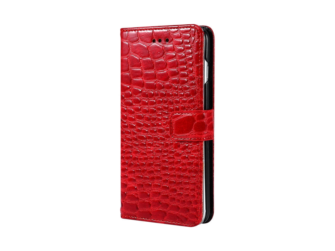 Capa de Crocodilo para iPhone 6 Plus, Proteção e Cartão | EOOCOO