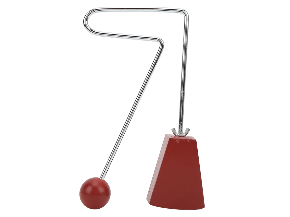 Mali instrumento de Percussão Vibraslap de Aço e Maple com Som Claro para Coordenação Motora Infantil