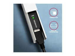 Outros periféricos Axagon Adr 207 Cabo de extensão/amplificador ativo USB 2.0 Am > Af 7,5 m