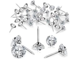Tachas Decorativas Em Formato De Diamante Com Cristais Para