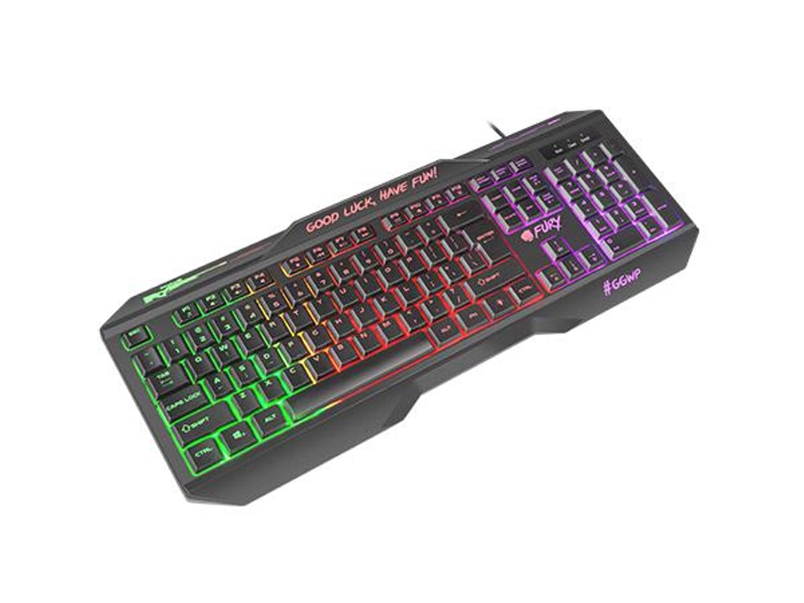 Fury Hellfire 2 Teclado Usb Qwerty Preto