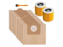 Sacos De Pó Com Filtros Para Aspiradores Karcher Wd3 Wd3 Premium Mv3 Se4001 A2201 A2204 6.959-130 / 6.414-552.0