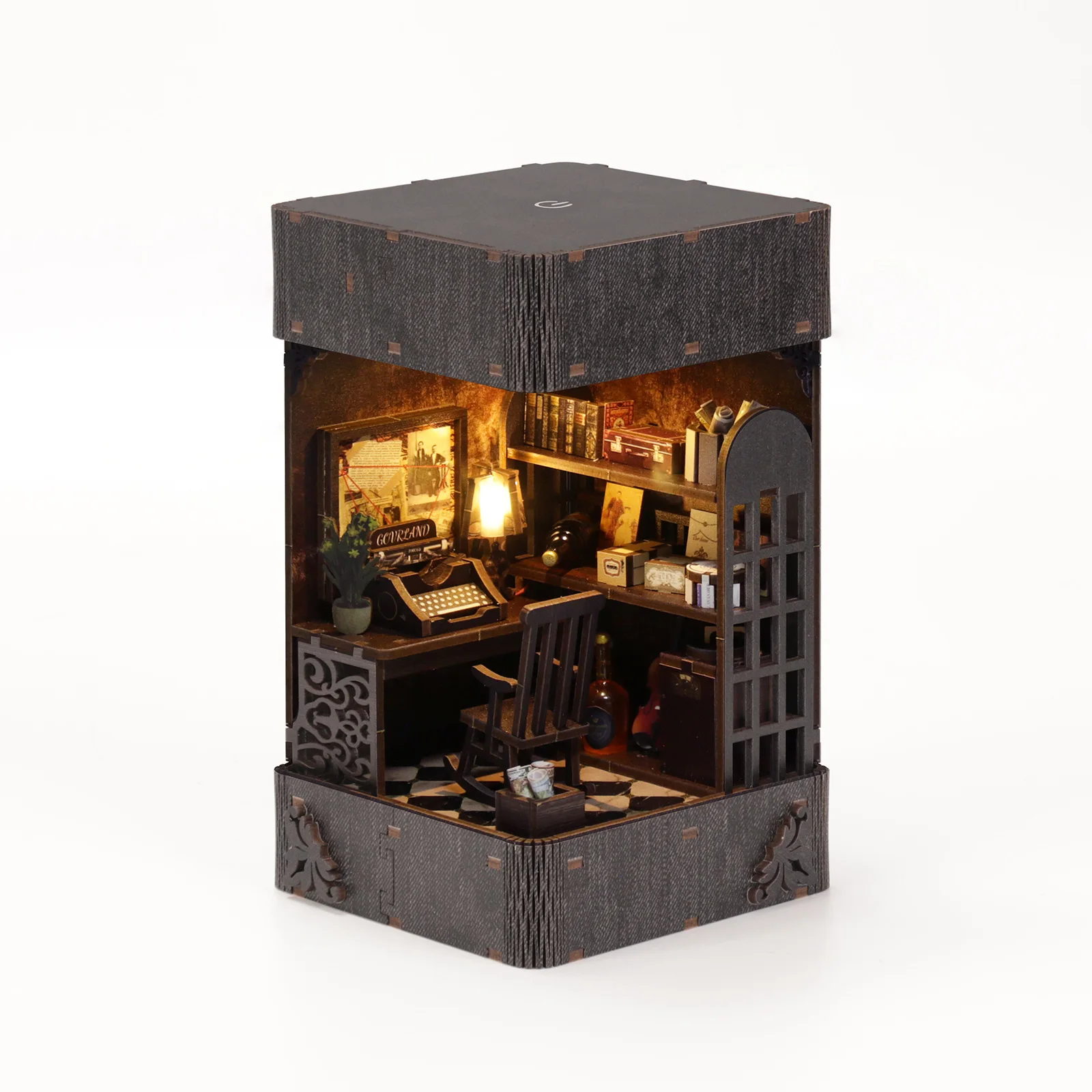 Kit de Casa em Miniatura 3d Artesanal Modelo de Mundo em Miniatura MDUG