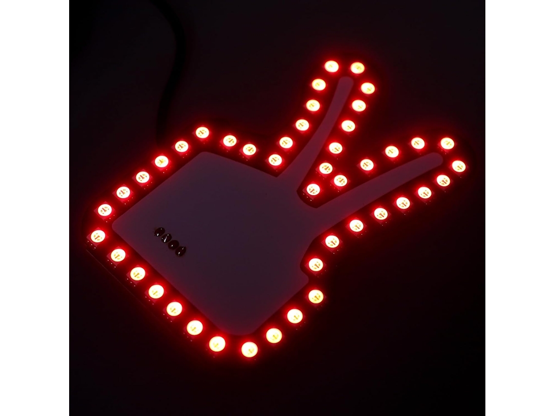 Luz De Led Plafope Para Carro Com Controle Remoto Por Gestos – Sinalização Interativa Janelas Segurança Rodoviária E