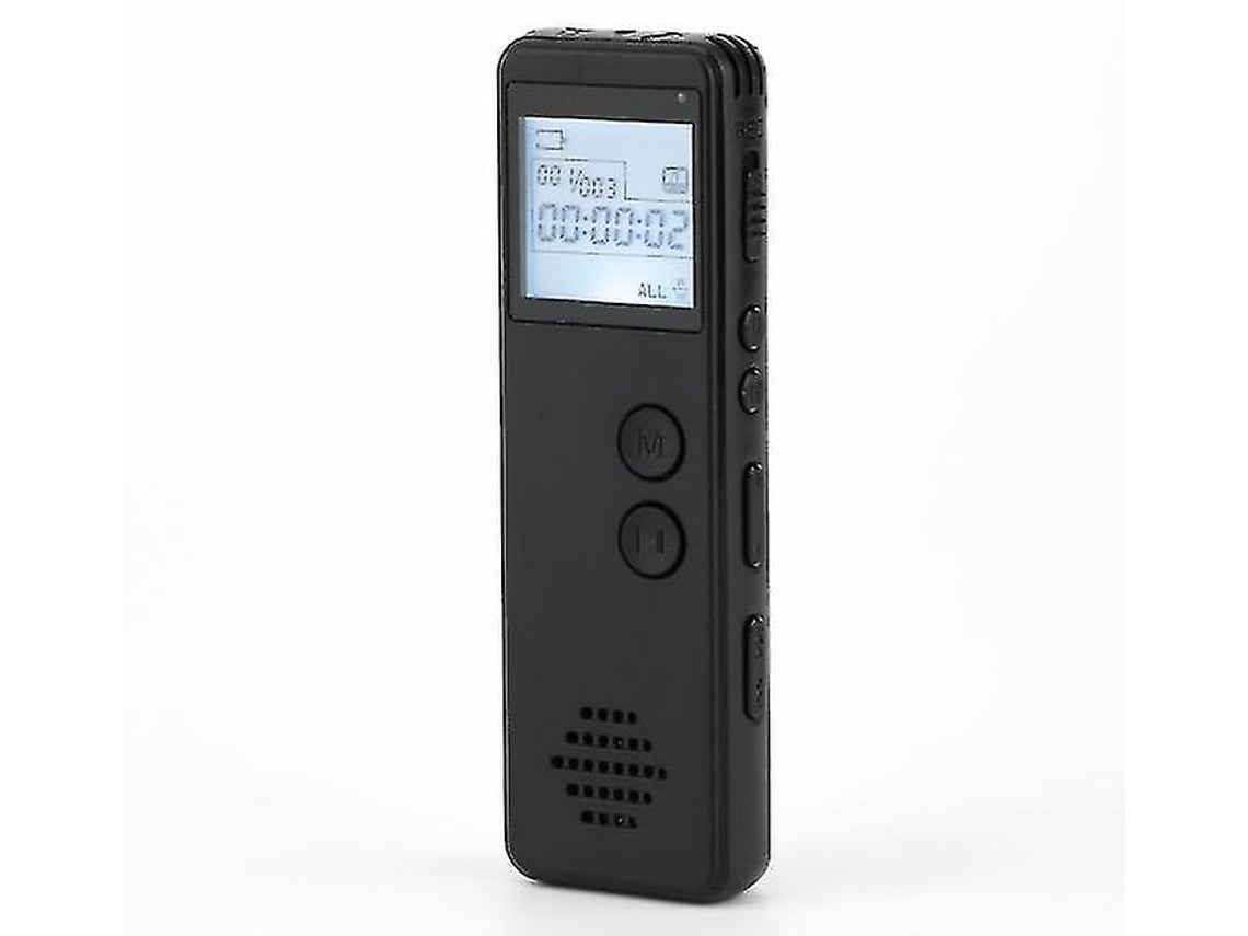 Lurelia Gravador De Voz Usb 32gb Com Usb, Redução De Ruído, Reprodução Mp3 Para Reuniões, Aulas, Entrevistas - Preto