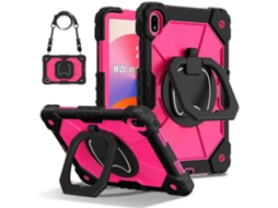 Capa Híbrida De Silicone E Pc Com Robô Em Cores Contrastantes Para Tablet Huawei Matepad Se 11 2024