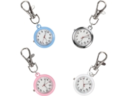 Conjunto de 4 chaveiros luminosos em metal com vidro para profissionais GOKOCO