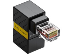 Rj45, Com Design Em Ângulo Reto, Compatível Cabo Cat6, Macho/fêmea