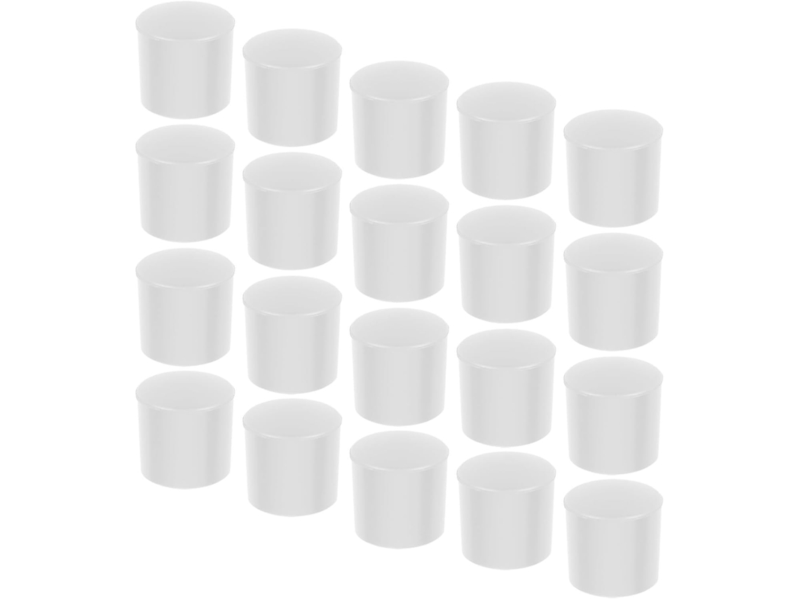 Batentes De Porta Com Mola, Universais, Brancos, 20 Unidades, Plástico Macio, Para Proteção De Parede E Redução Ruído