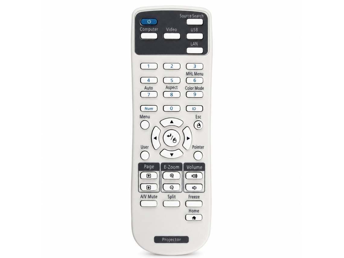 Comando À Distância Para Projetor Compatível Com Epson Cb-x05 X31 X36 X39 Ch-tw5300 E10, Modelo 3