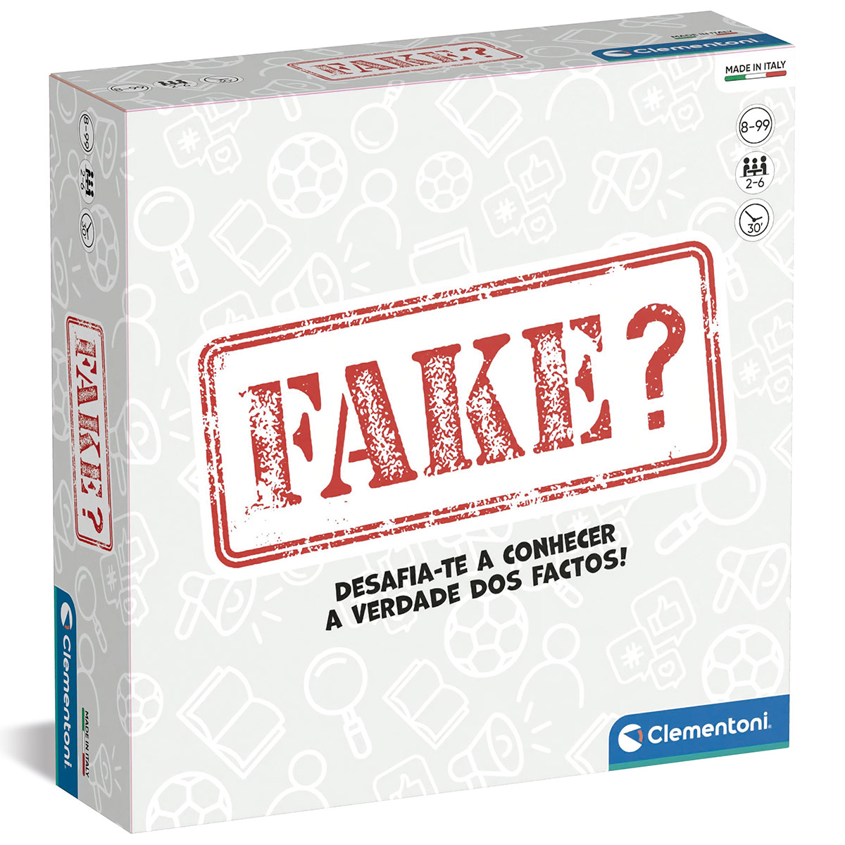 Jogo de Tabuleiro CLEMENTONI Fake? (Idade Mínima: 8 Anos - Dificuldade:  Intermédia)