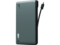 Powerbank EASY MOBILE Smart (15000 mAh - 2 USB - 1 MicroUSB - Cinzento)