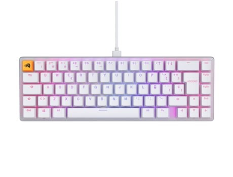 Teclado Glorious Pc Gaming Race Branco