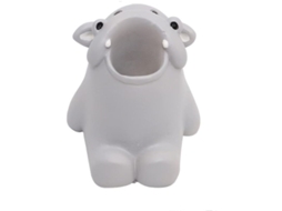 2026 portavasos de Resina Animal Cute Hipopótamo para Cepillos de Dientes Hogar Niños