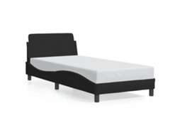 Bed Frame, Bed Frames Vidaxl Preto Tecido (90 X 190 Cm)