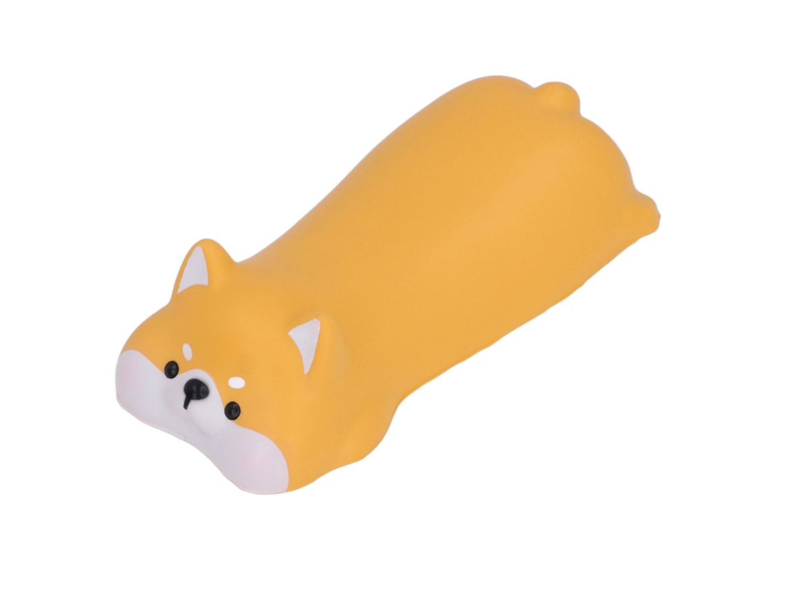 Apoio de Punho Fofo Ergonômico Animal Pu para Mouse Teclado Blush Shiba Inu