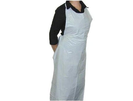 Office Avental Polietileno Branco 70X110Cm Pack 100Un