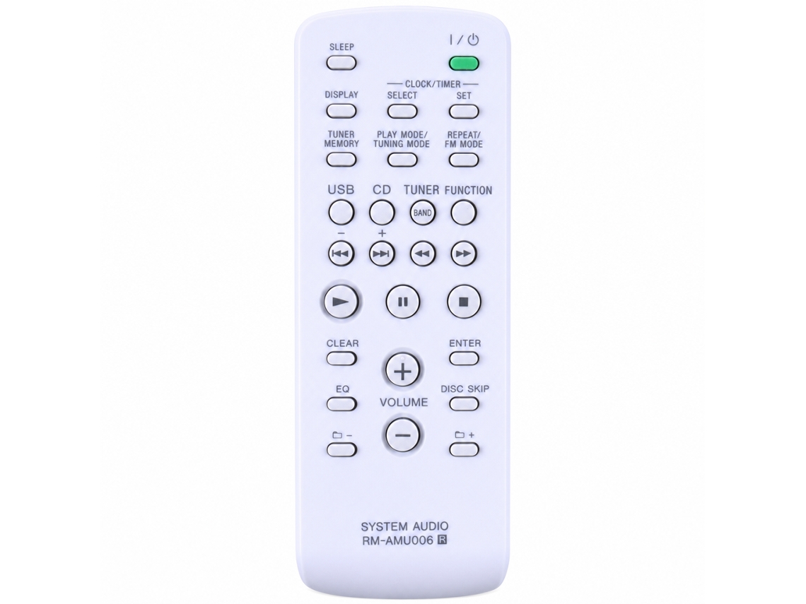 Comando À Distância De Substituição Para Sistema De Áudio Compatível Com Sony Rm-amu006_zhd