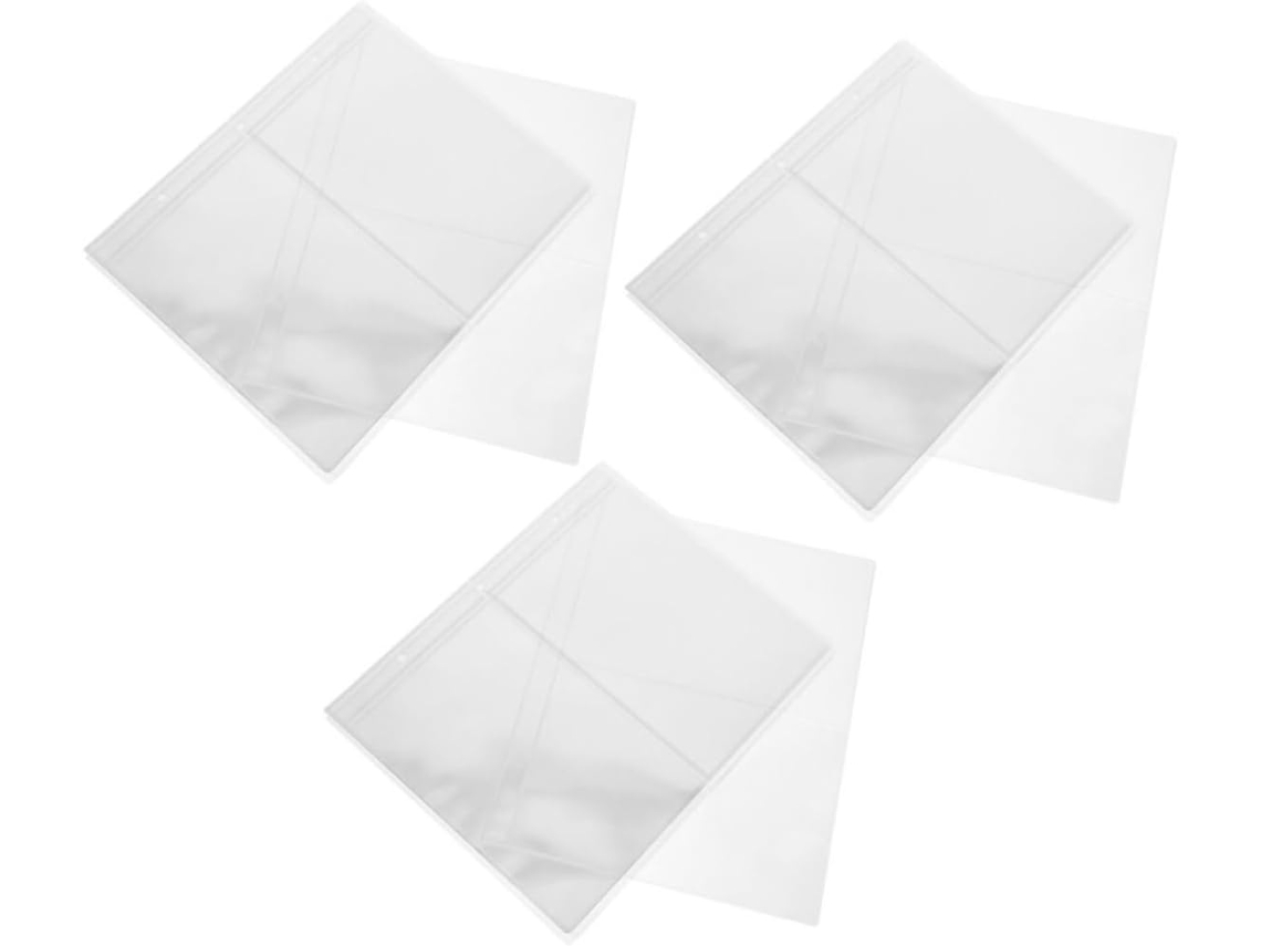 Conjunto De 30 Capas Transparentes Para Dinheiro, Ideais Para Guardar Notas, Organizar Álbuns De Rec Gokoco