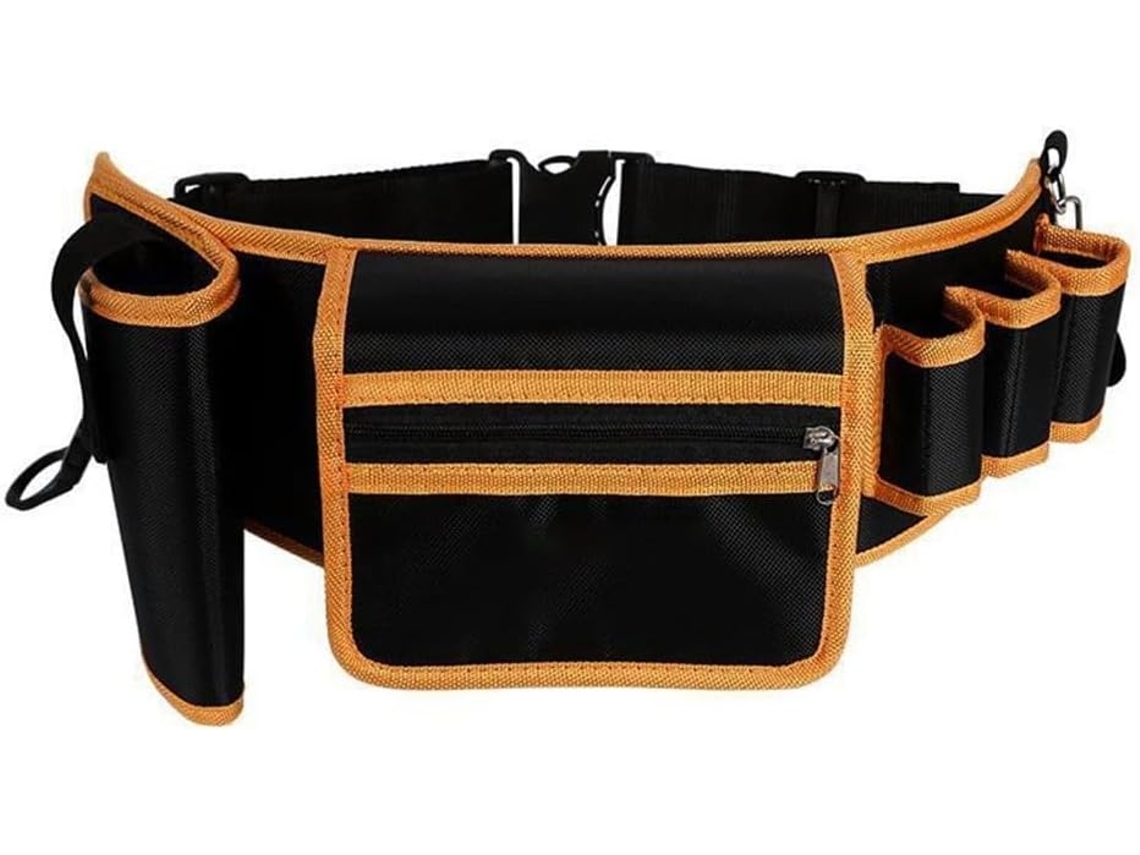 Cinto De Ferramentas Para Eletricista Com Fivela Liberação Rápida E Múltiplos Bolsos, Projetado Para Reduzir A Fadiga Na
