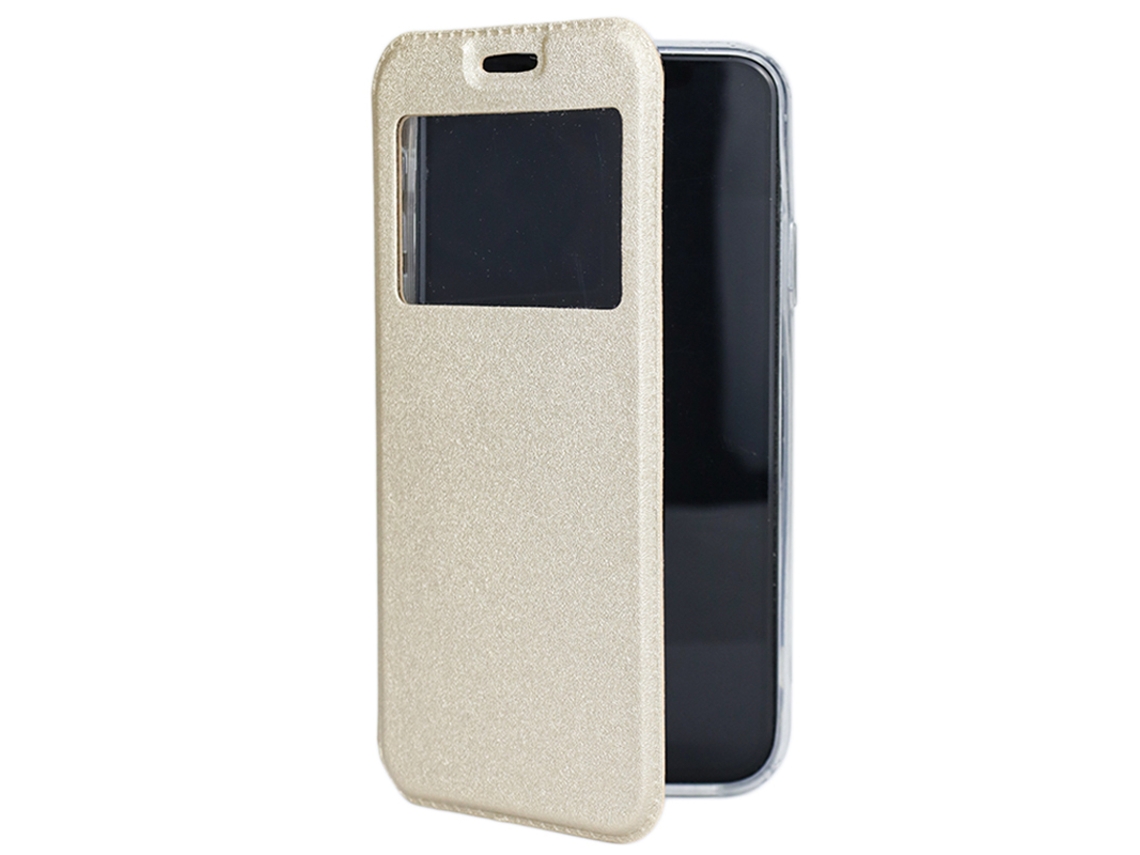 Capa SKYHE para Samsung Galaxy S23 Fe Gandy Flip Cover Dourado SKYHE