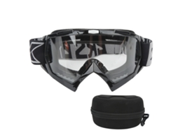 Óculos Moto Ajustáveis Off Road Transparente Preto