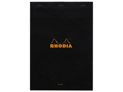180009c Caderno e Bloco A4 80 Folhas Preto Rhodia